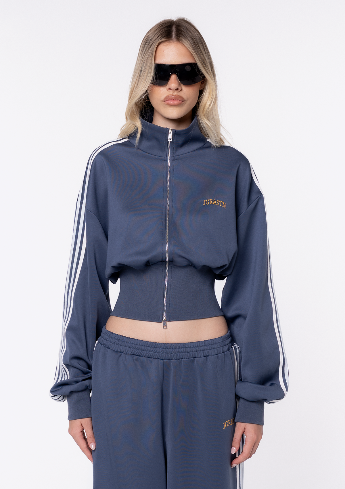 Iris Track Top - Navy