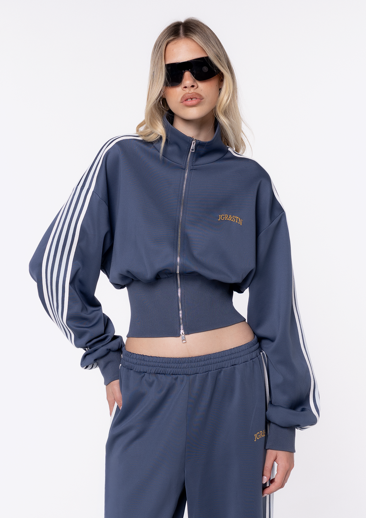 Iris Track Top - Navy